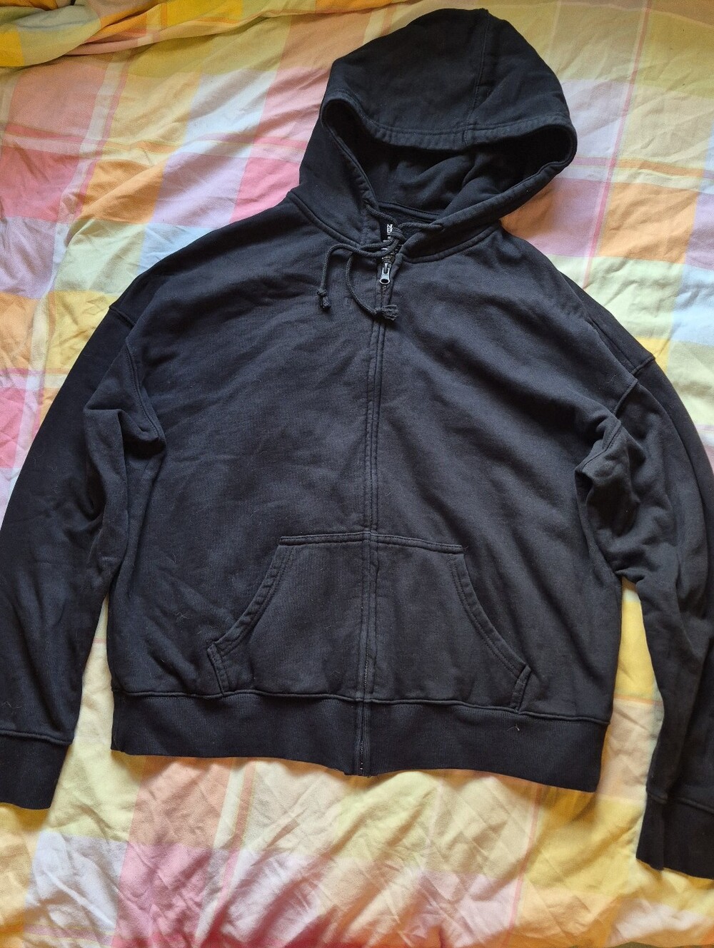 No Boundaries Black Zip-Up Hoodie